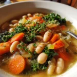 Easy Tuscan White Bean Soup – Hearty, Cozy & Bursting with Italian Flavor