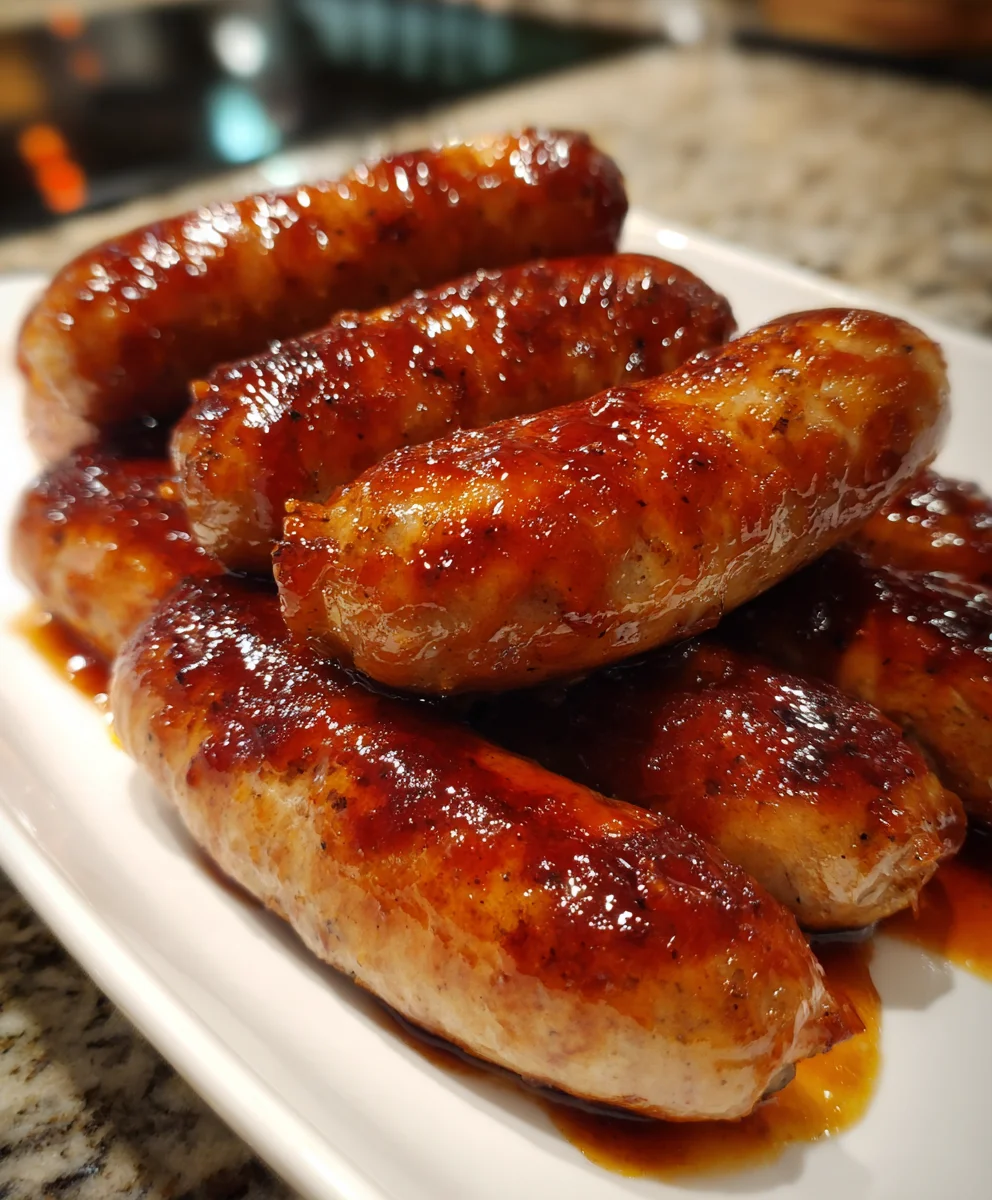 BBQ Cocktail Sausage Crock Pot – Sweet, Smoky & Perfectly Party-Ready