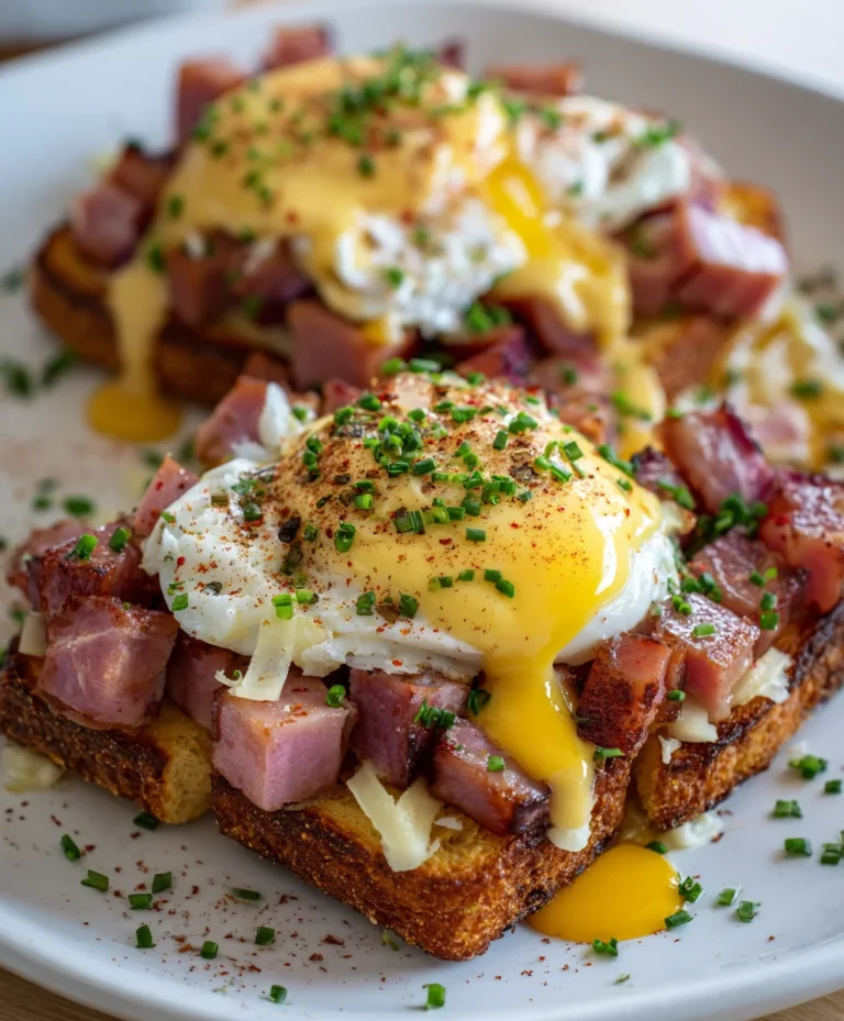 Overnight Eggs Benedict Casserole – Creamy, Savory & Brunch-Ready Perfection