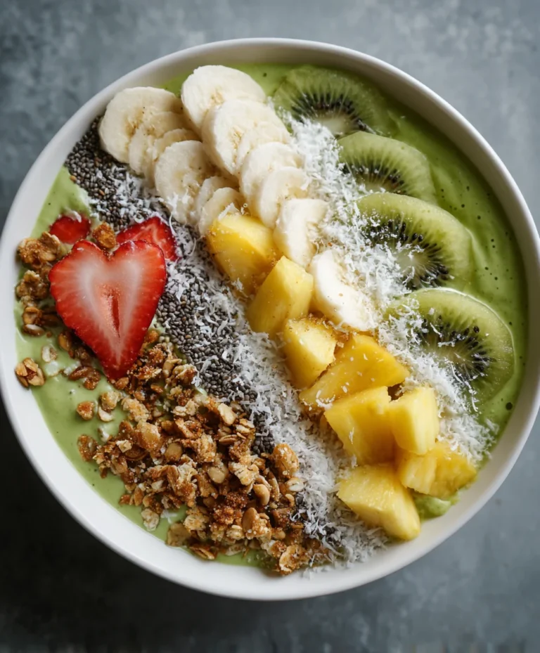 Green Smoothie Bowl – Creamy, Refreshing & Packed with Superfood Goodness!