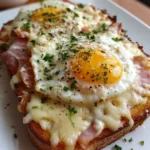 Croque Madame Toast Ham Cheese – Buttery, Cheesy & Classic French Comfort