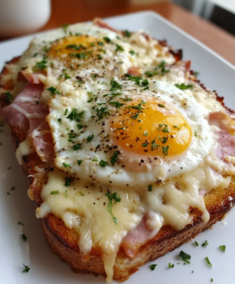 Croque Madame Toast Ham Cheese – Buttery, Cheesy & Classic French Comfort