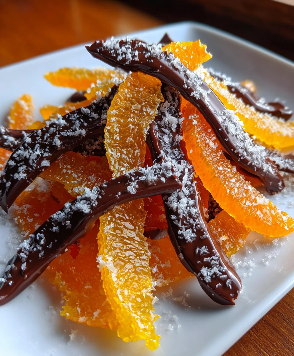 Candied Orange Peel Chocolate – Sweet, Citrusy & Dipped in Decadent Dark Chocolate