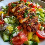 Spiced Grilled Chicken Salad – Bold, Fresh & Packed with Flavor!
