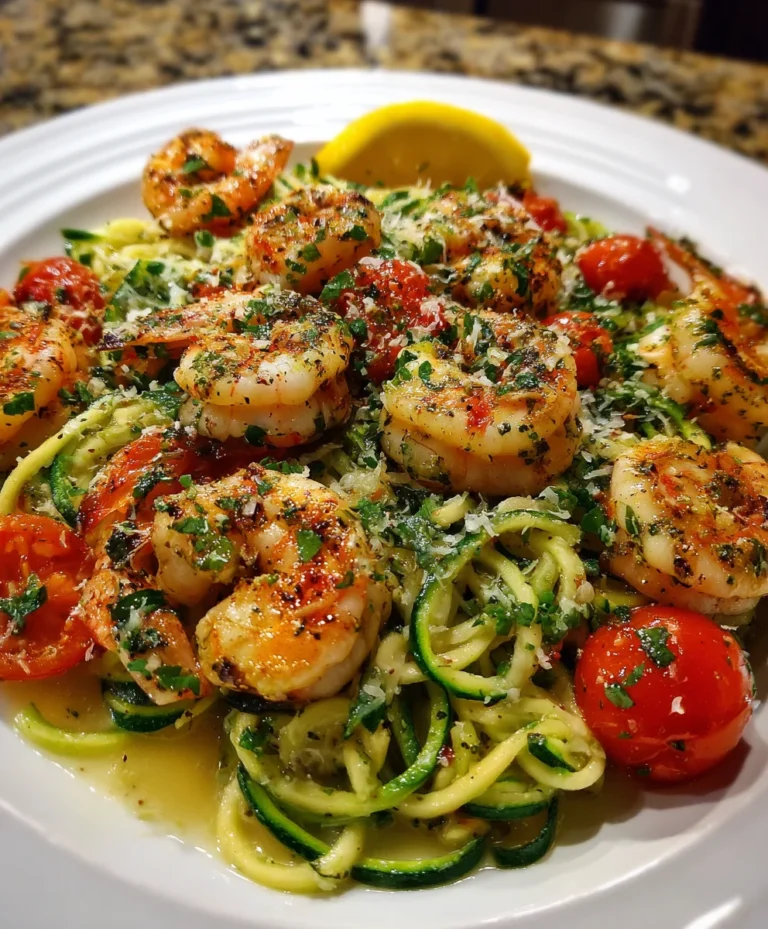 Skinny Shrimp Scampi Zucchini Noodles – Light, Garlicky & Bursting with Fresh Flavor