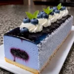 Blueberry Mousse Cake – Light, Creamy & Bursting with Berry Freshness!