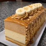 Banana Caramel Mousse Cake – Smooth, Sweet & Irresistibly Indulgent!