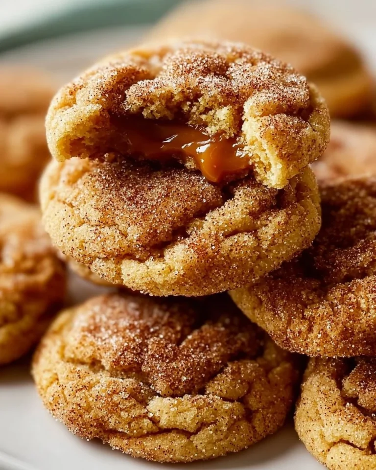 Plate of homemade brown sugar cinnamon cookies with a sprinkle of sugar