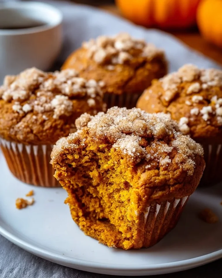 Delicious copycat Panera pumpkin muffins, moist and full of pumpkin spice flavor.