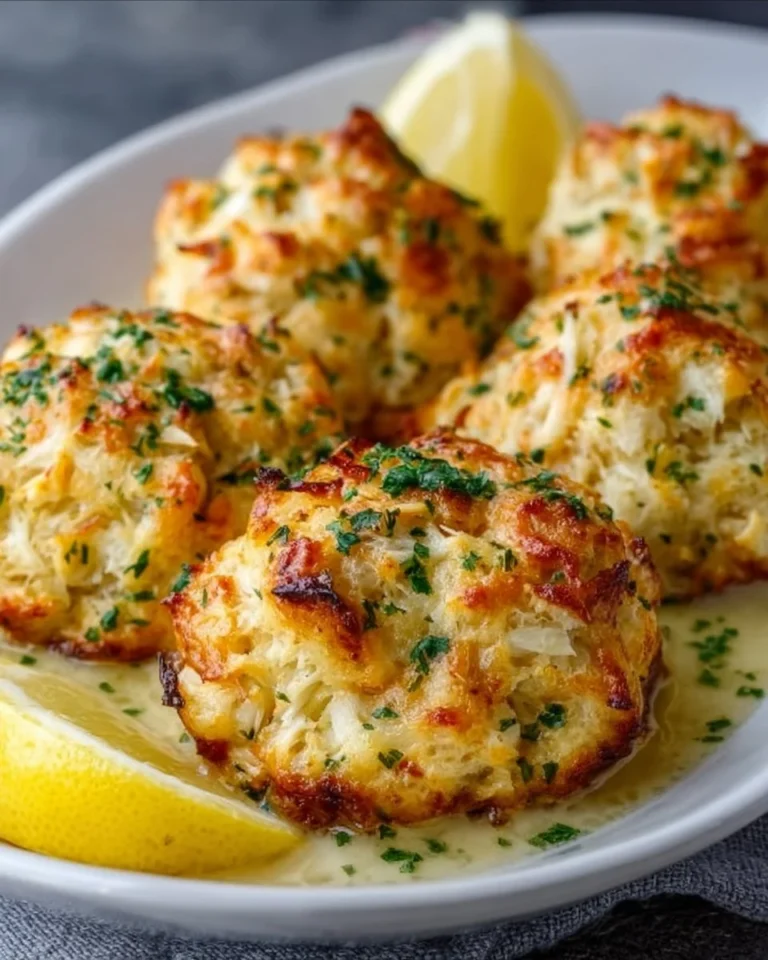 Crab stuffed cheddar bay biscuits served with lemon butter sauce