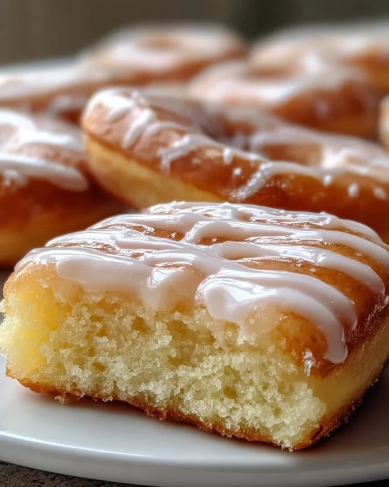 Delicious soft baked maple donut bars topped with maple glaze
