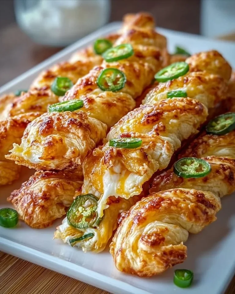 Spicy jalapeno popper twists served on a platter for game night