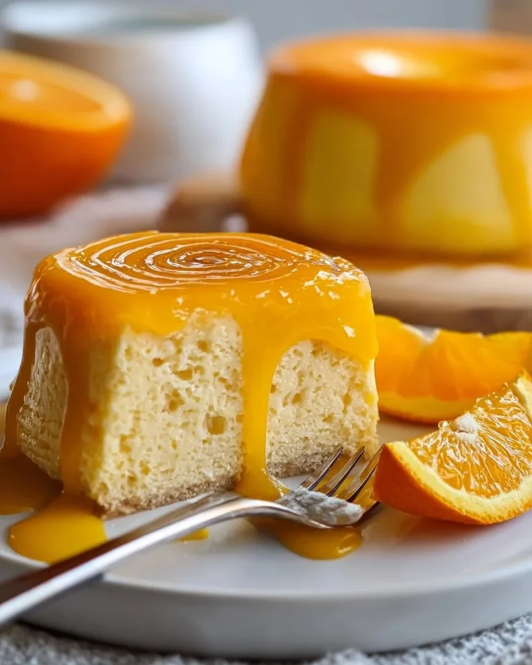 A jar of vibrant orange curd next to fresh oranges on a wooden surface.