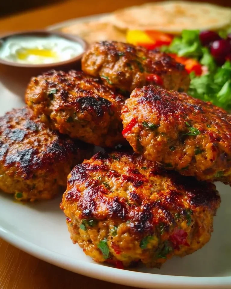 Delicious turkey kabobs grilled to perfection with spices and colorful veggies