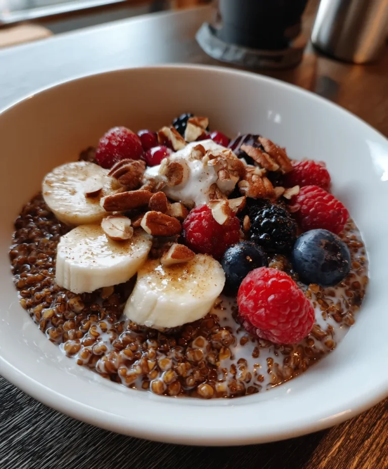 Buckwheat Groats Breakfast Bowl – Nutty, Nourishing & Naturally Energizing