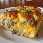 Homemade Make-Ahead Crescent Roll Breakfast Casserole – Fluffy, Cheesy & Perfect for Busy Mornings