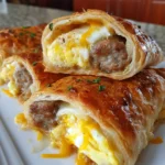 Sausage Egg Breakfast Rolls – Savory, Cheesy & Perfect for On-the-Go Mornings