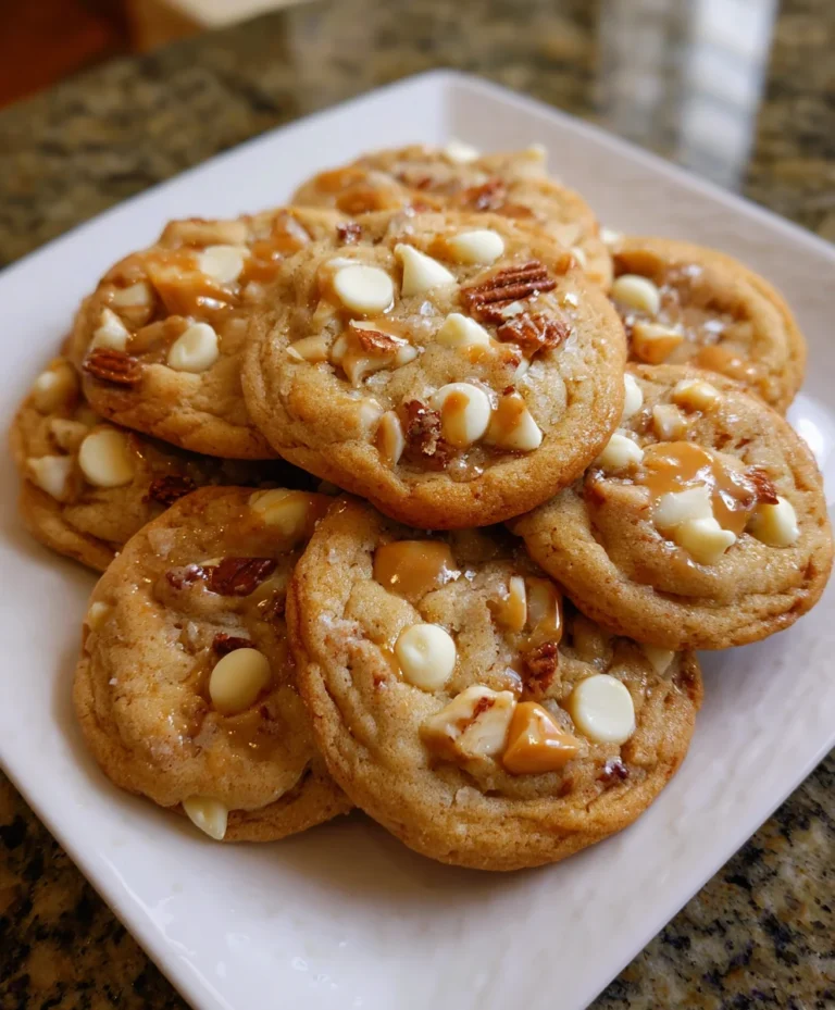 Salted Caramel White Chocolate Cookies – Sweet, Buttery & Irresistibly Decadent