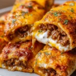 Delicious cheesy taco sticks ready to be served for snacking or appetizers