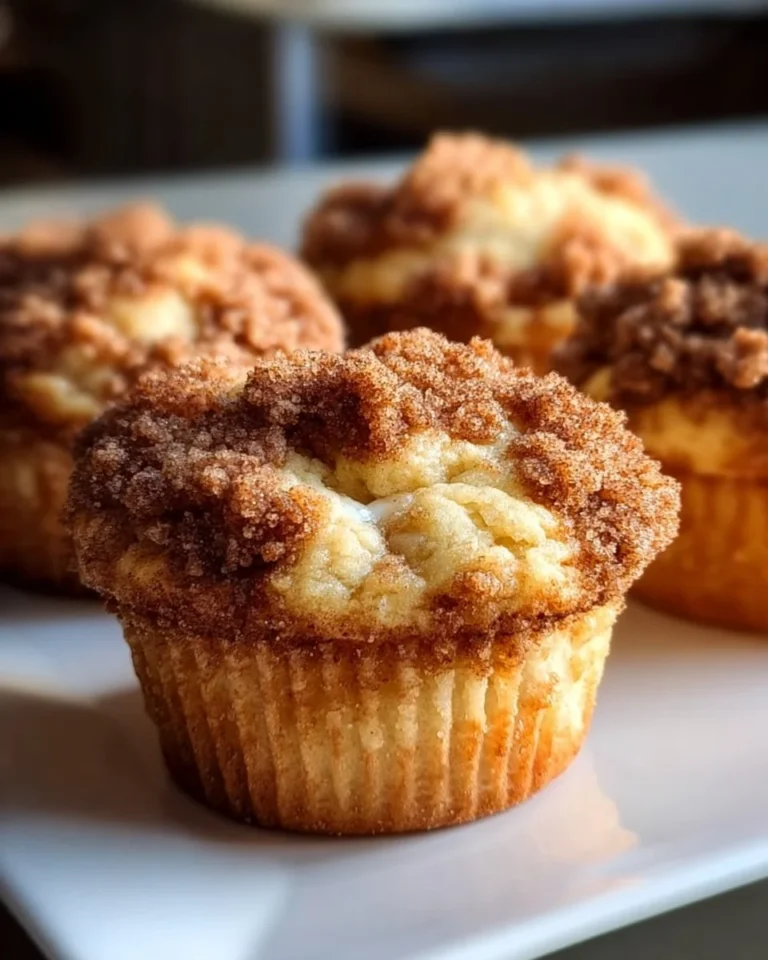 Delicious homemade Coffee Cake Muffins topped with streusel and cinnamon