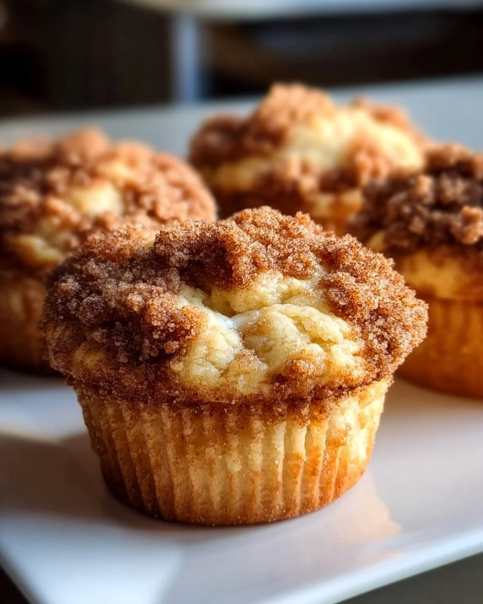 Delicious homemade Coffee Cake Muffins topped with streusel and cinnamon