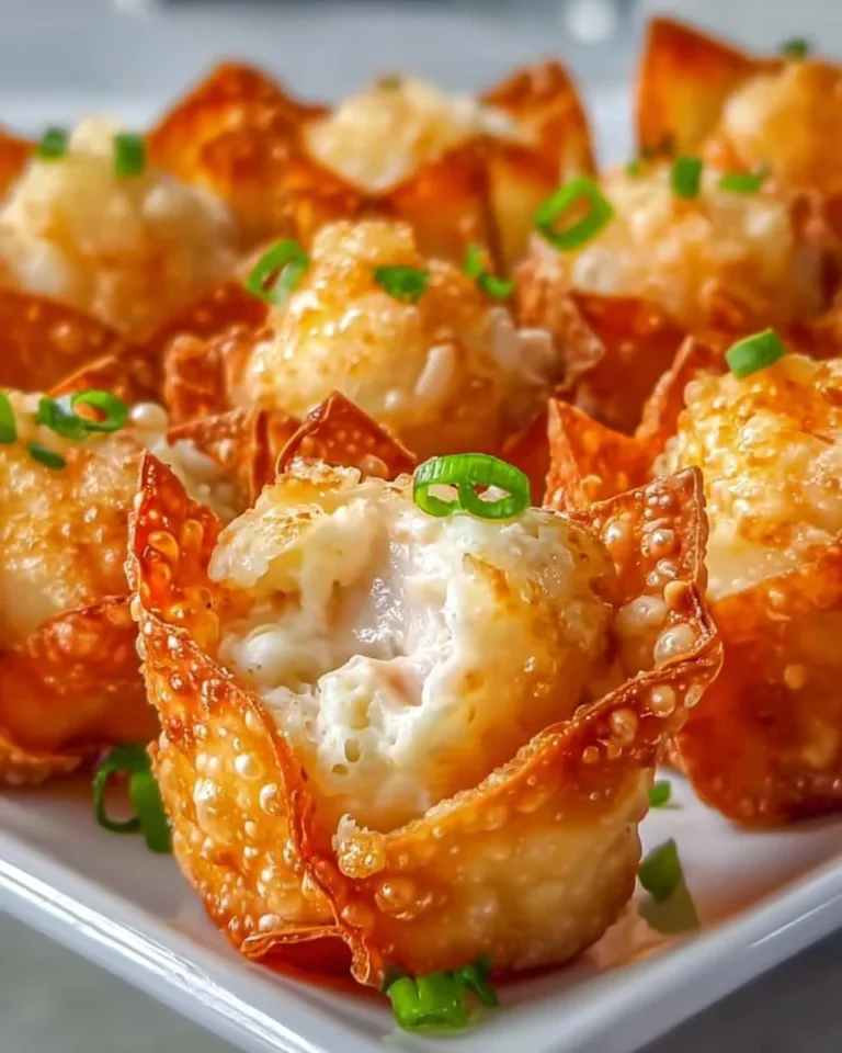 Crispy Crab Rangoon Bombs filled with crab and cream cheese