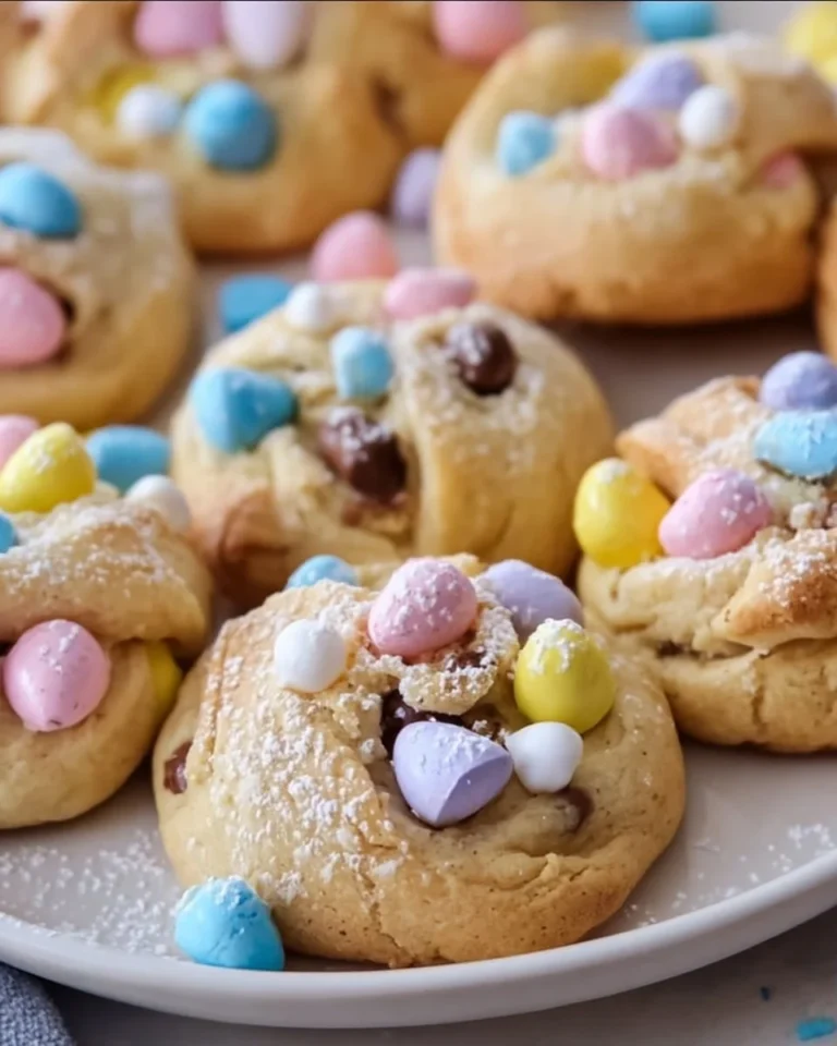 Colorful and festive Easter cookies decorated for spring celebrations