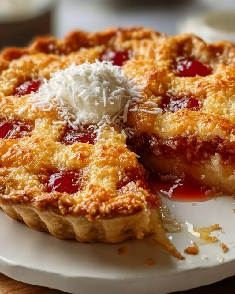 Delicious Hillbilly Pie served with a scoop of ice cream on top.