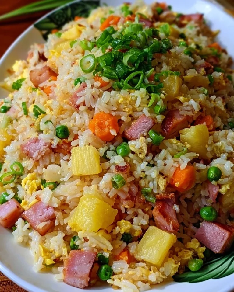 Colorful and flavorful pineapple fried rice served in a bowl