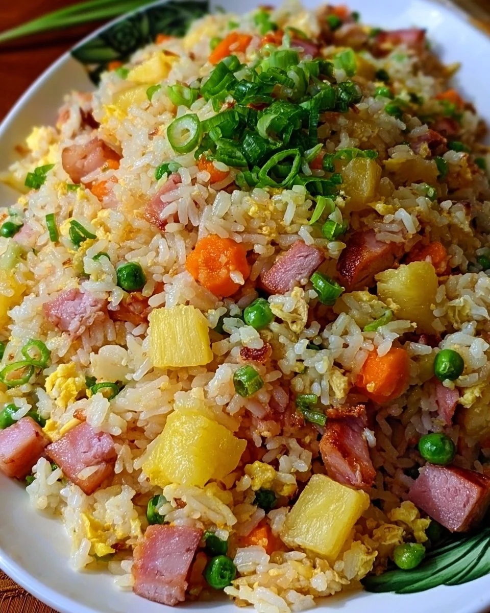 Colorful and flavorful pineapple fried rice served in a bowl
