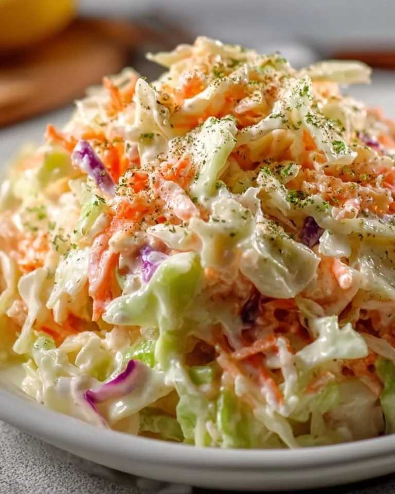 Delicious homemade coleslaw better than KFC recipe with fresh ingredients