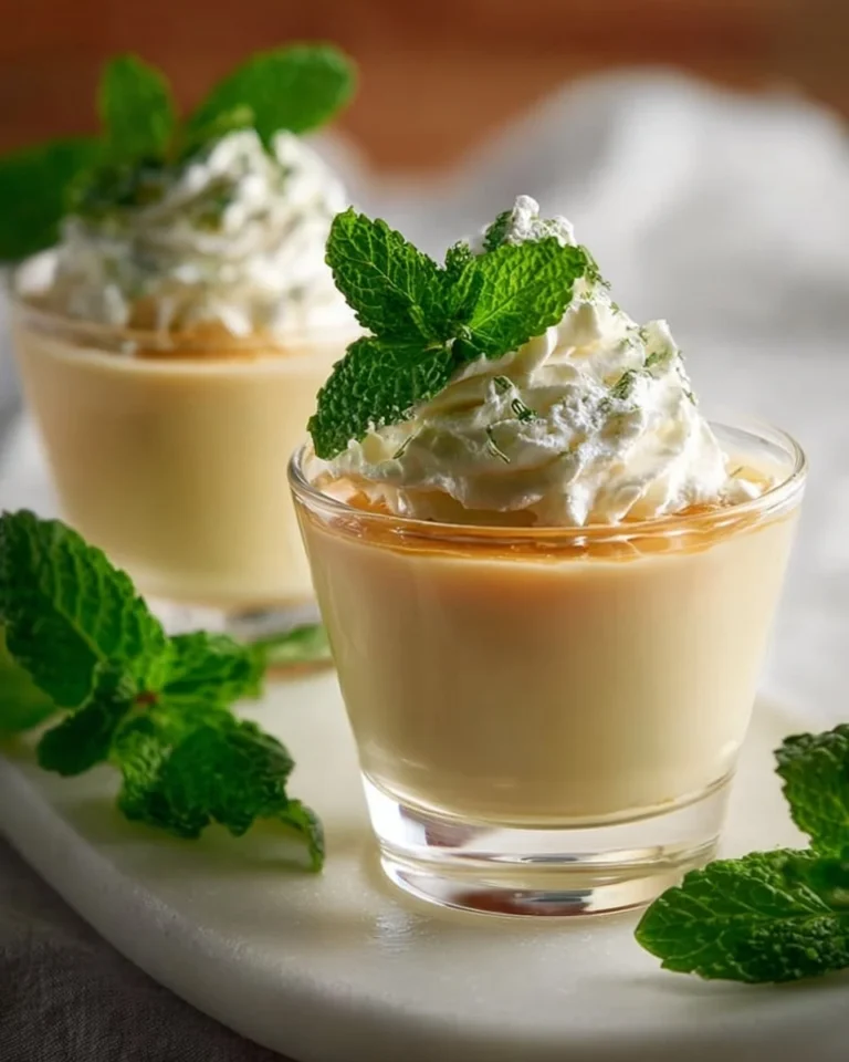 Bourbon Mint Julep Pudding Shots served in colorful cups