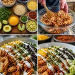 Delicious Chicken Burrito Bowl with fresh ingredients and vibrant colors