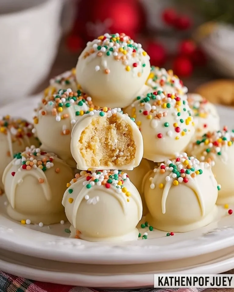 Delicious Christmas Golden Oreo Truffles decorated for the holiday season