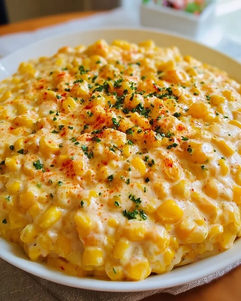 Delicious bowl of easy creamed corn, a perfect side dish recipe