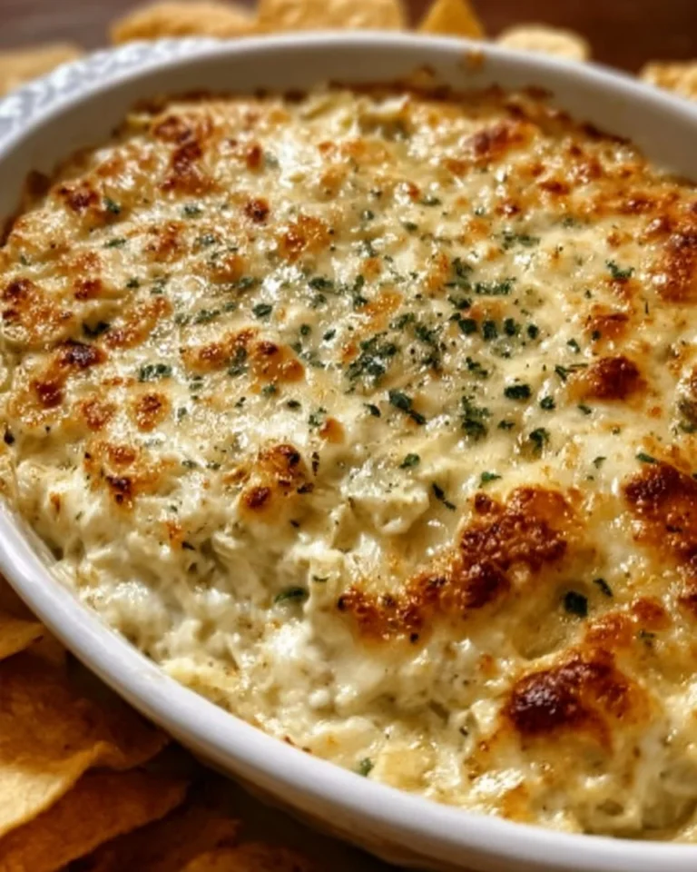 Delicious artichoke dip recipe by Paula Deen served in a bowl
