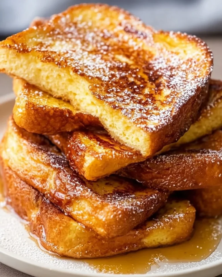 Delicious Summer Hawaiian Roll French Toast with fresh fruits and syrup