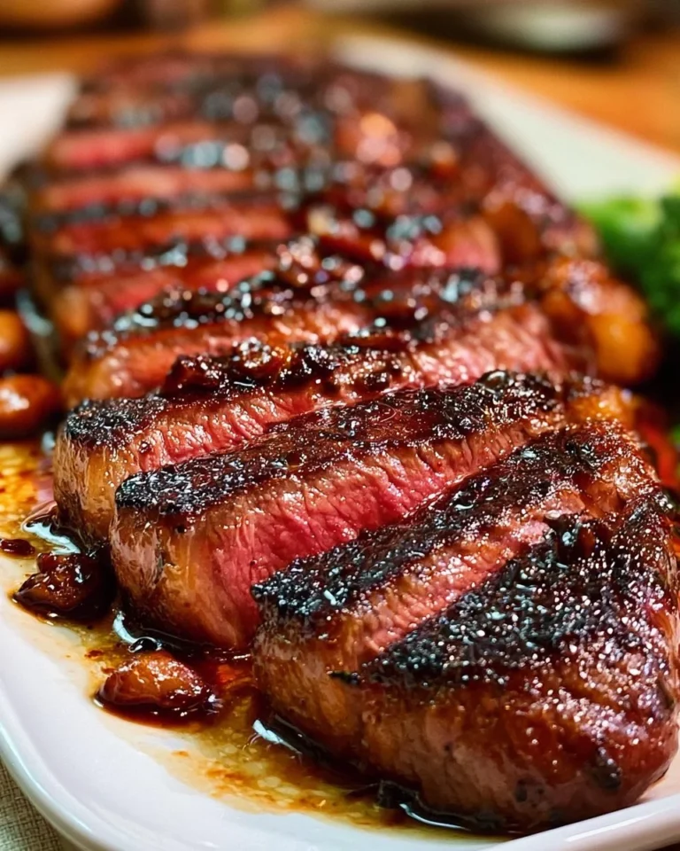 Sweet Bourbon Steak Marinade for flavorful and tender steaks