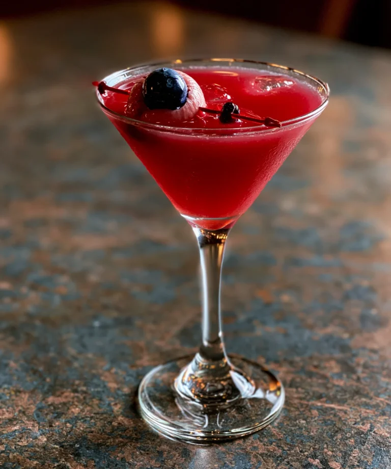 Bloody Eyeball Martini