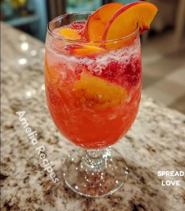 Frozen Peach Bellini