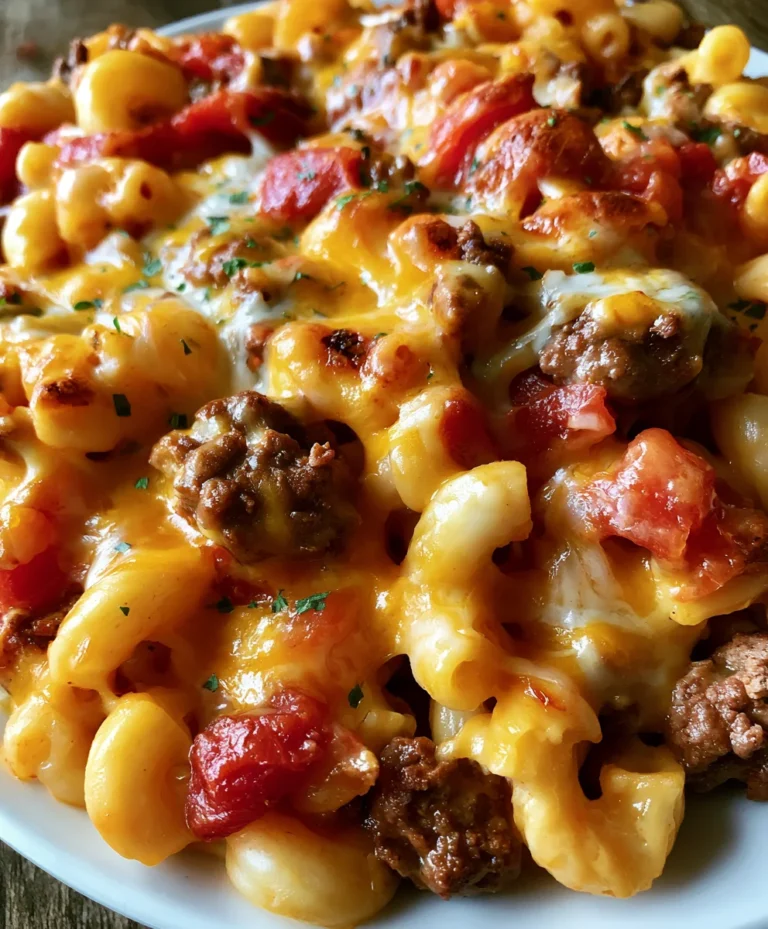 One Pot Cheeseburger Macaroni