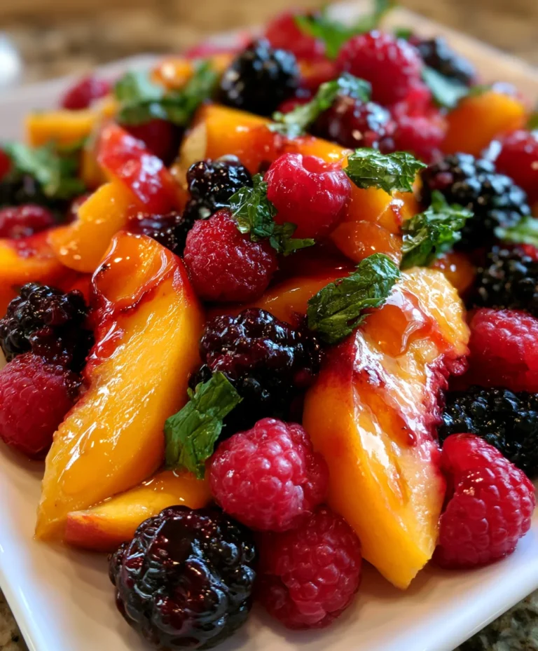 Summer Peach Salad
