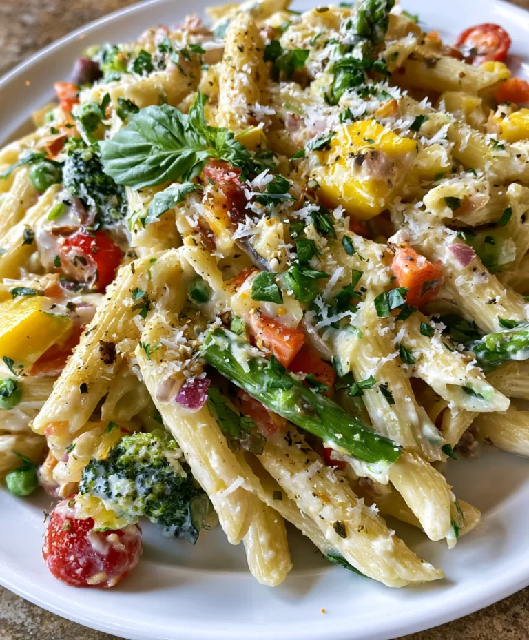 Creamy Pasta Primavera