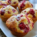 Greek Yogurt Raspberry Muffins