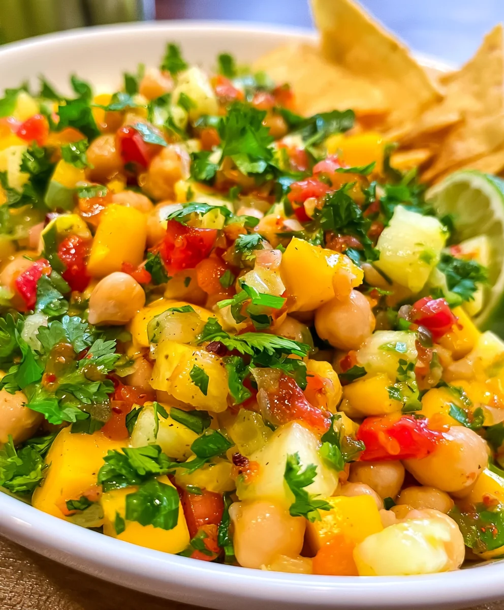 Tropical Chickpea Salad