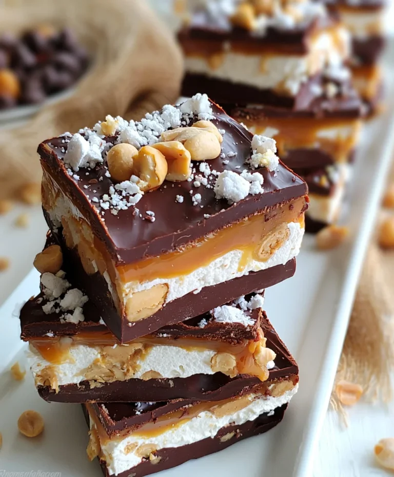 Homemade Snickers
