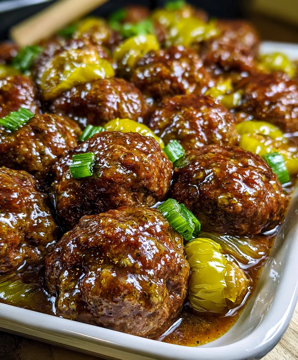Crockpot Mississippi Meatballs