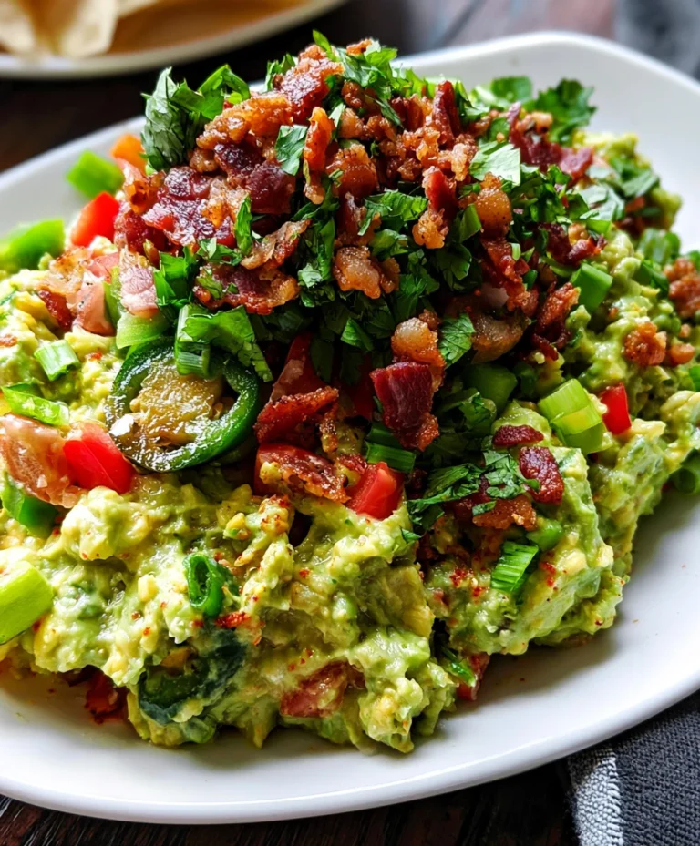 Loaded Bacon Guacamole