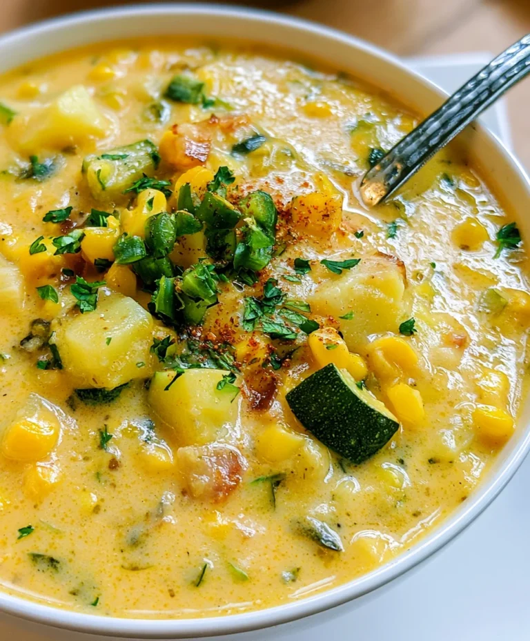 Zucchini Corn Chowder