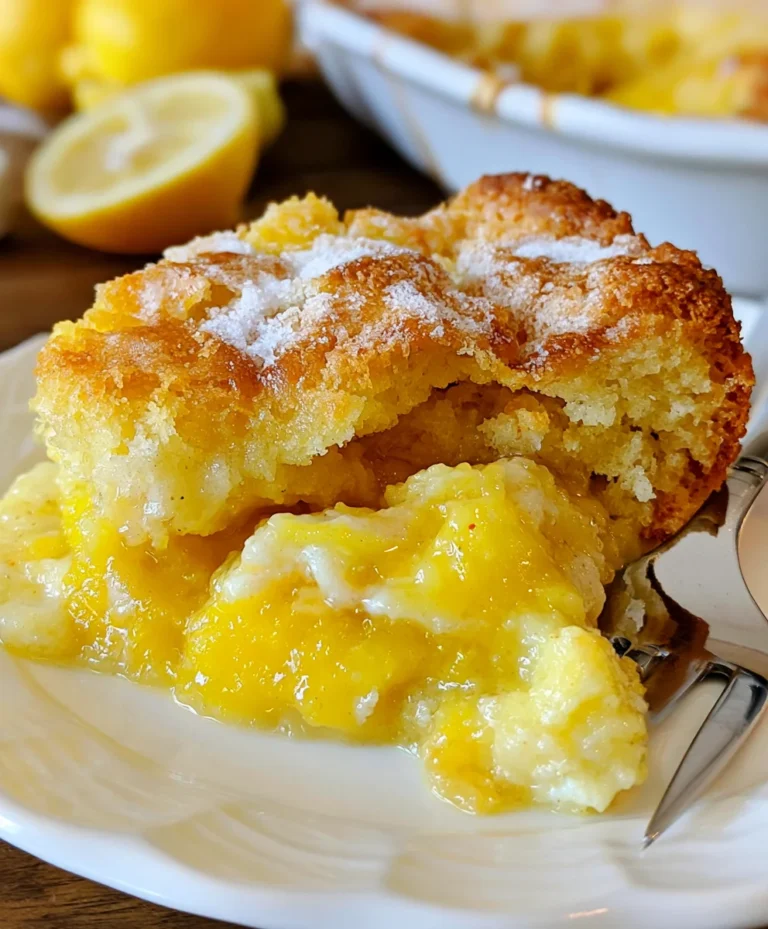 Magic Lemon Cobbler